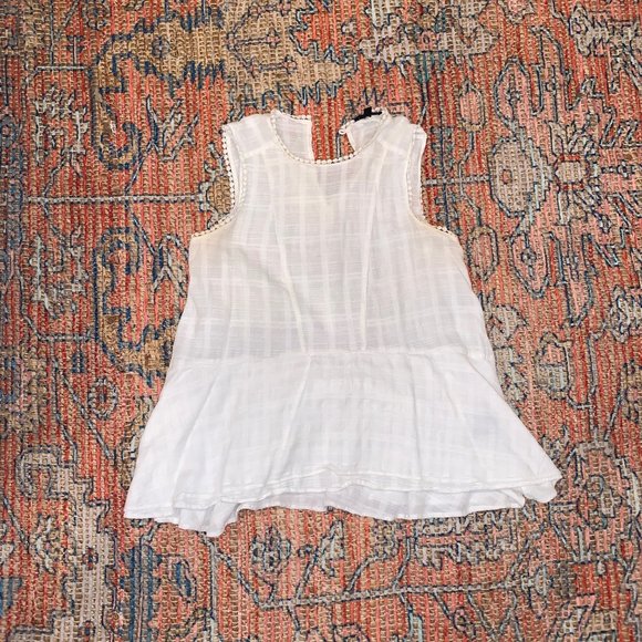 Who What Wear Tops - Who What Wear Linen Peplum Top